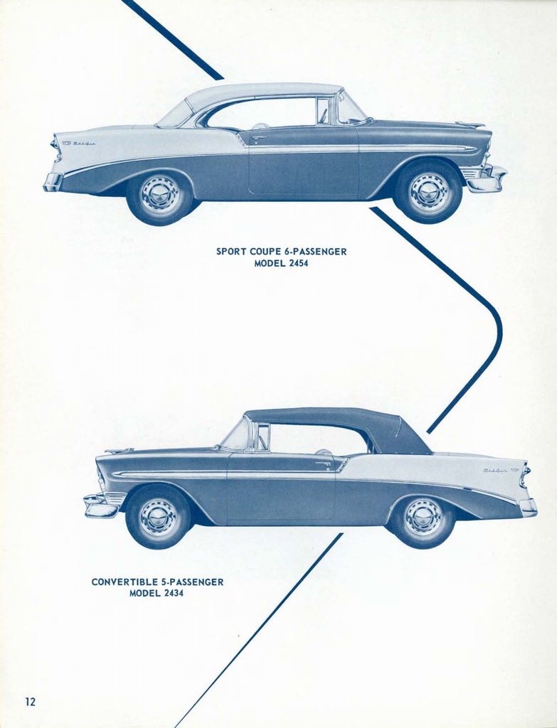 1956 Chevrolet Engineering Features Brochure Page 13